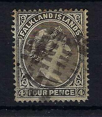 Image of Falkland Islands SG 10w FU British Commonwealth Stamp